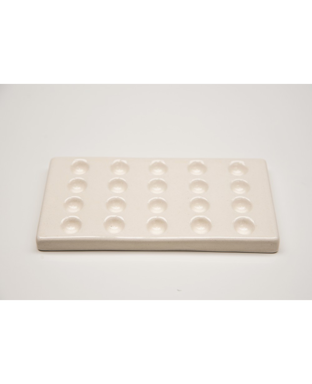 20 Hole Ceramic Stains Tray Mixing Palettes Crown and Bridge