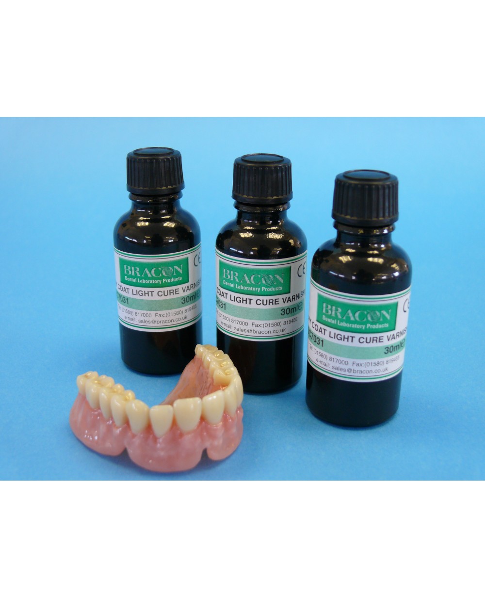 Dry Coat Light Cure Varnish Light Cure Varnish Prosthetic Materials Catalogue