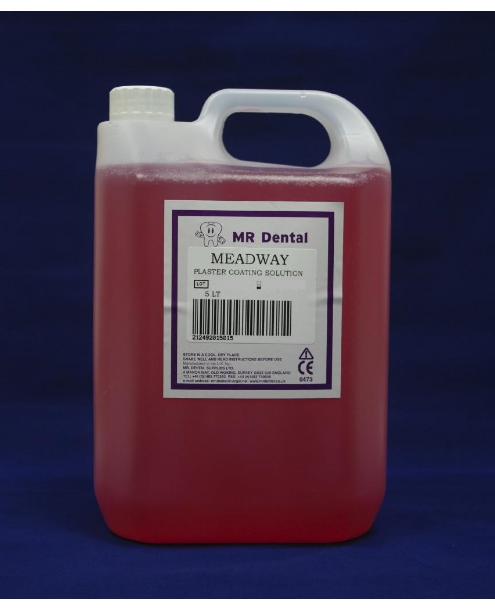 5ltr Meadway Plaster Coating Solution Cold Mould Seal Prosthetic