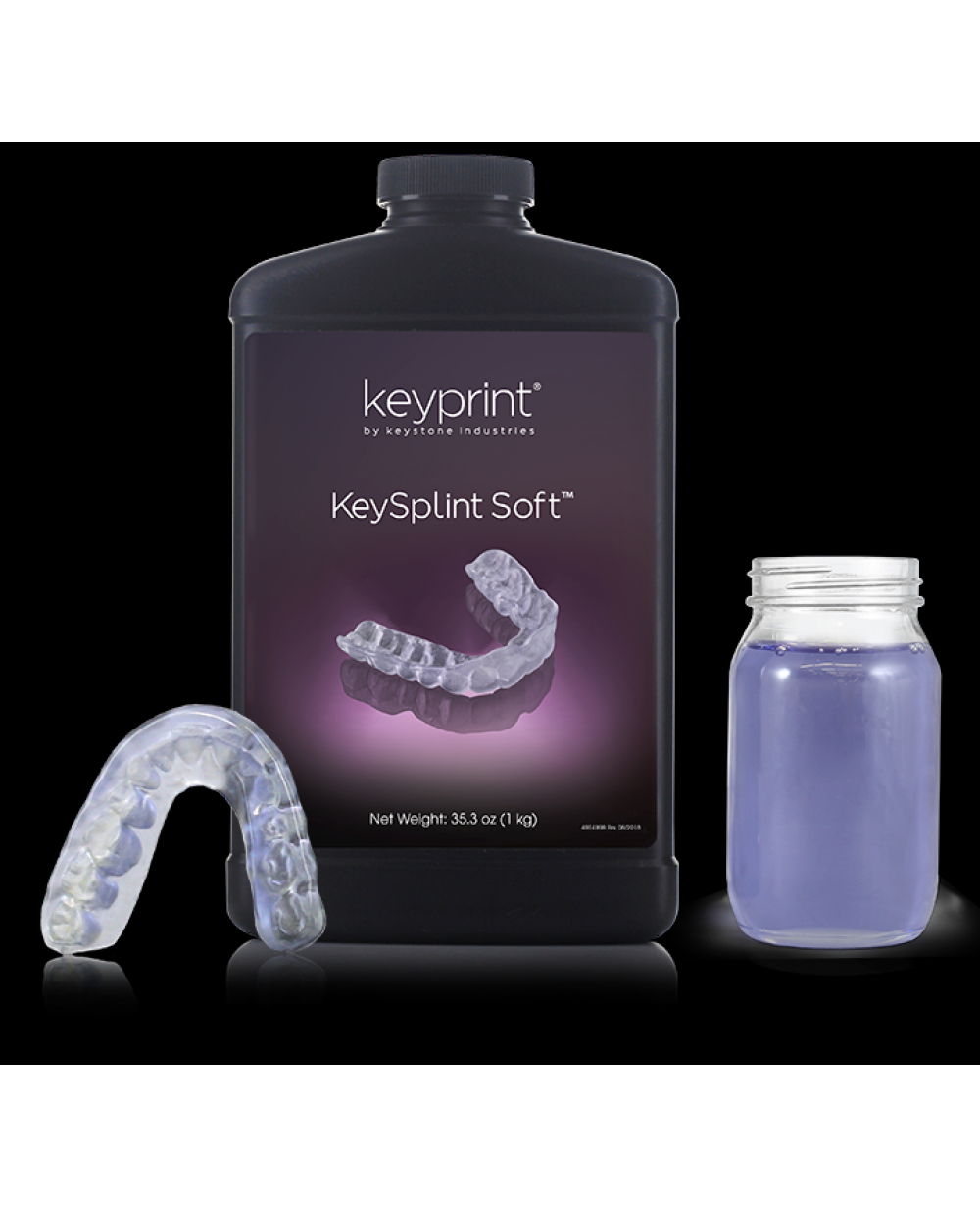 KeyPrint KeySplint Soft 3D Printer Resin 1kg 3D Printer Resins