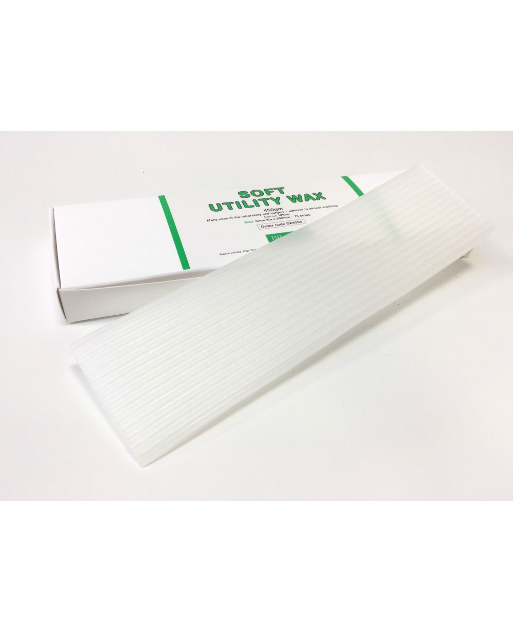 450gm Soft Utility Wax Strips White Waxes General Materials