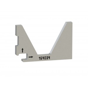 Orthodontic template to match upper lower jaw for Wassermann Model