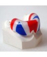 4mm Custom Square Mouthguard Blank - Union Jack