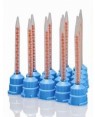 Silicone Cartridge Mixing Tips - Long Light Blue (Pk 50)