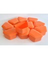 Orange Denture Boxes - Pk 12