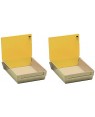 Mestra Model Work Trays - Yellow - Pack of 10