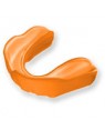4mm Soft Square Mouthguard  Blank - Fluorescent Orange
