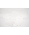 4mm Soft Clear Blanks - 125mm Round (Pk 20)