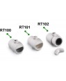 Dentalfarm RT101 Long Spout Ceramic Crucible for induction casting machines - Pack of 6