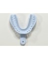 Edentulous Heat Mouldable Impression Trays - Medium Lower Blue - Pack of 12