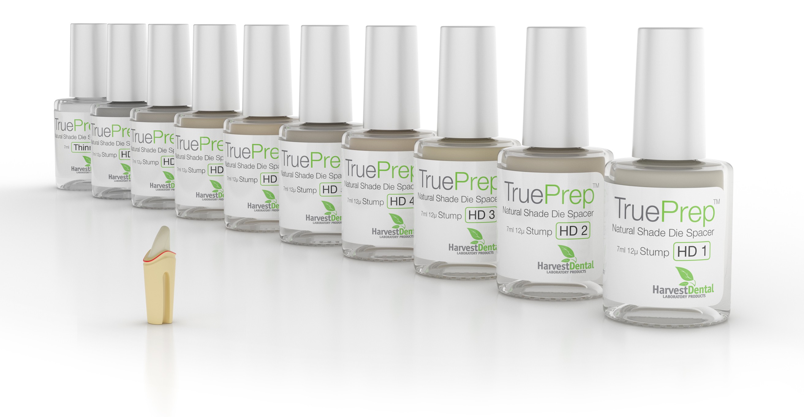 TruePrep Natural Shade Die Spacer Kit HD1HD9 Dentine Die Spacers
