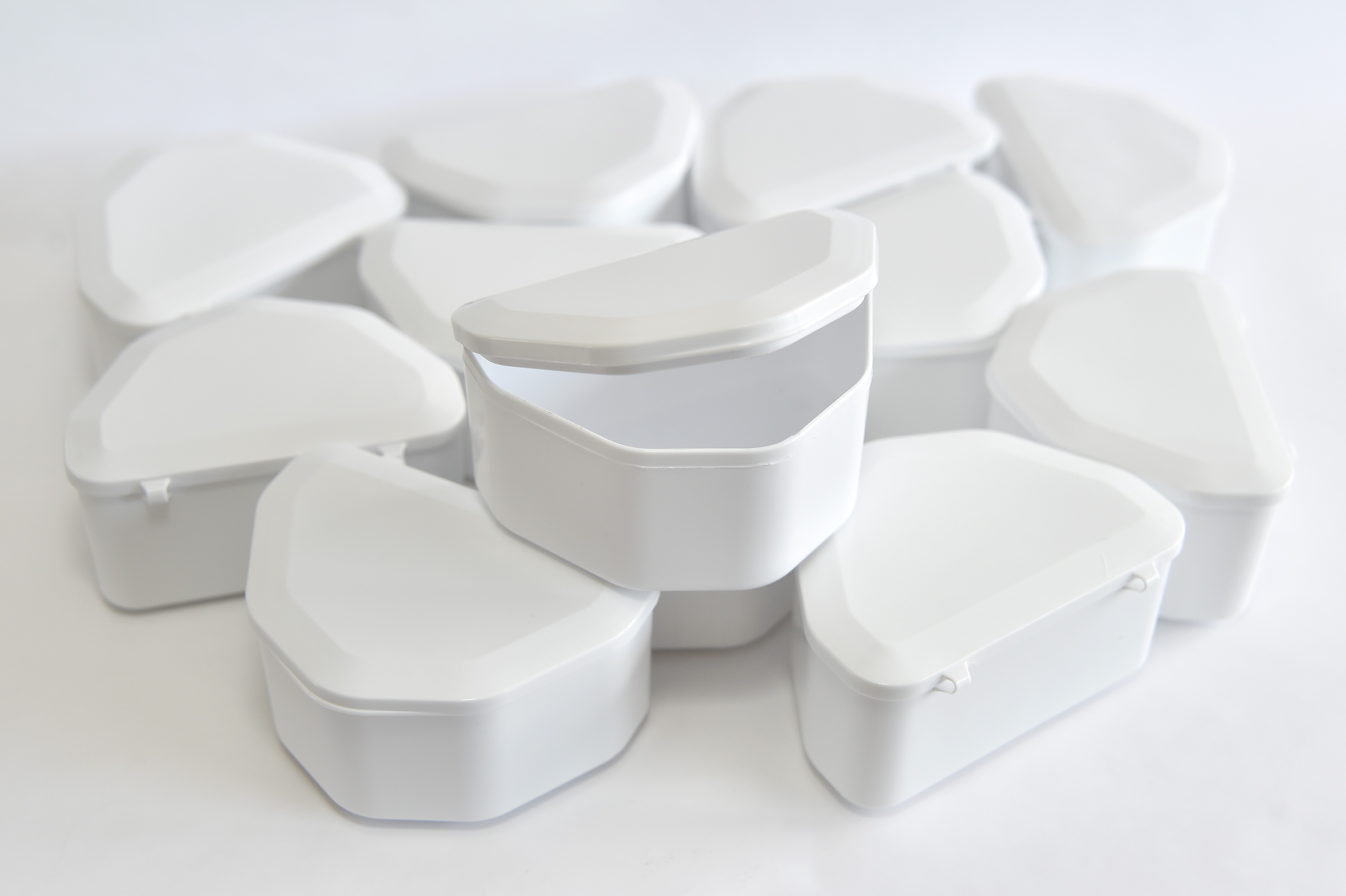 White Denture Boxes Pk 12 Prosthetic Materials Catalogue