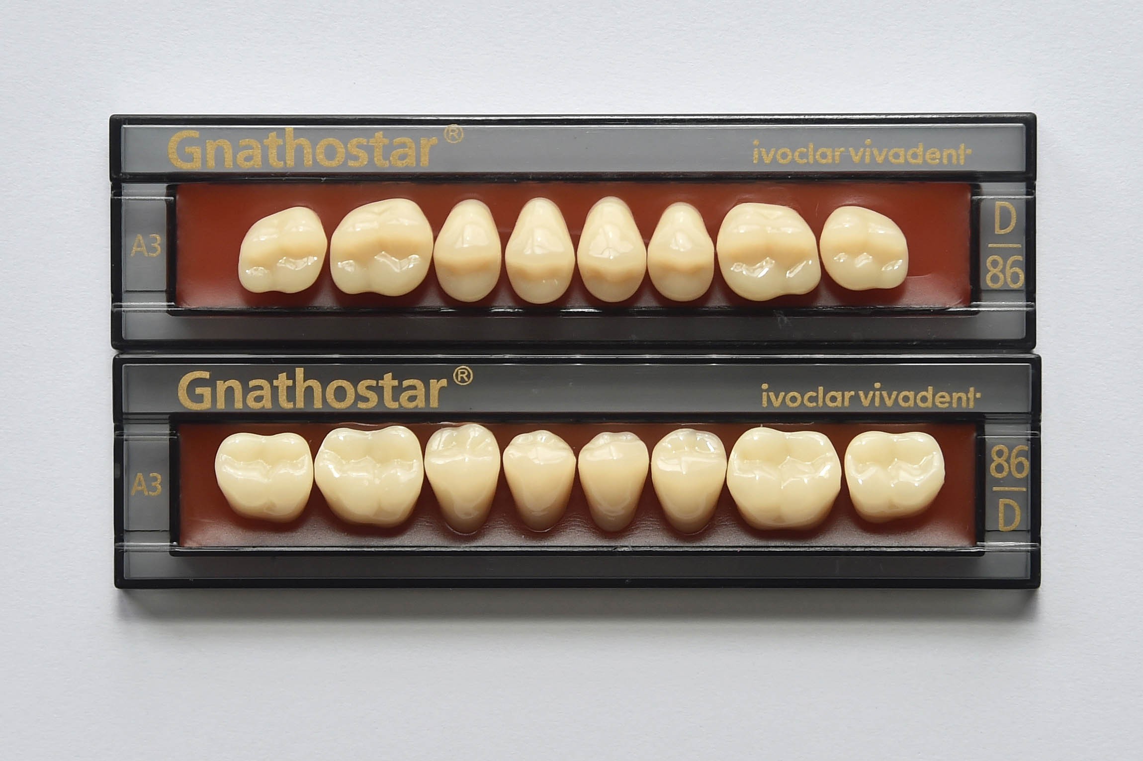 1 x 8 Gnathostar Upper Posterior Mould D82, Shade D2 Gnathostar