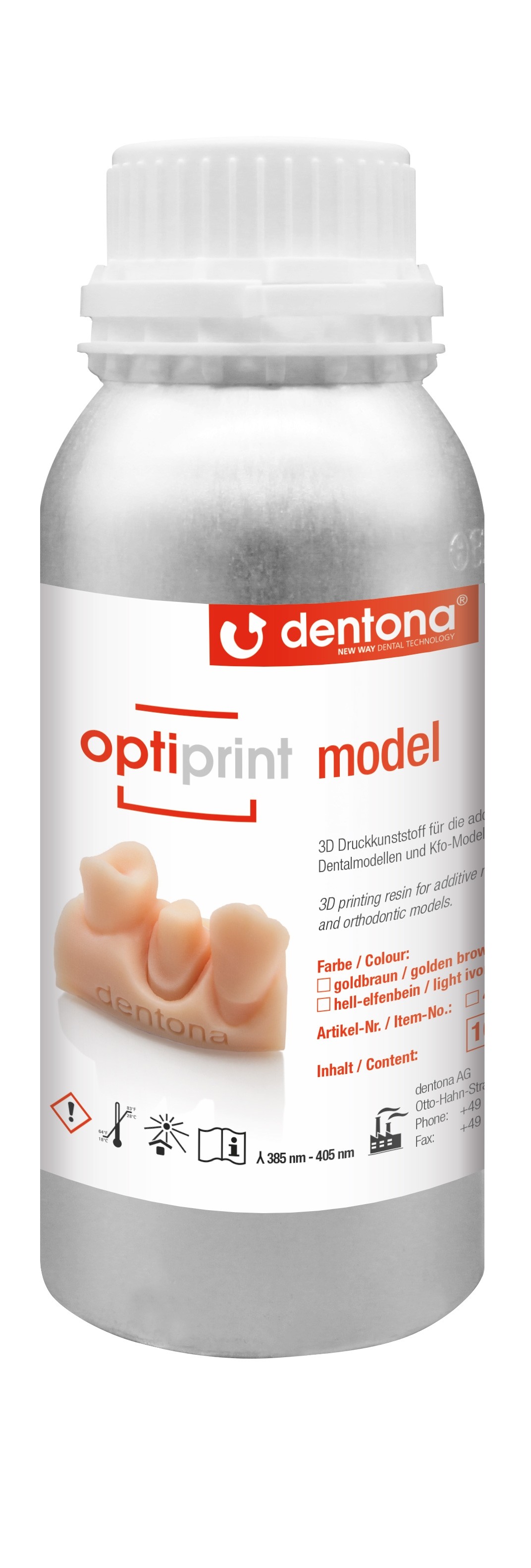 Dentona Optiprint Model Match (sand) 1Kg 3D Printer Resins Model 3D