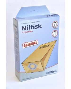 Nilfisk Dust Bags for the GS80 & GD70 (Pk 5)