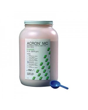 GC Acron MC Microwave Acrylic - Light Fibred Powder 2270g (2.27kg / 5LB)