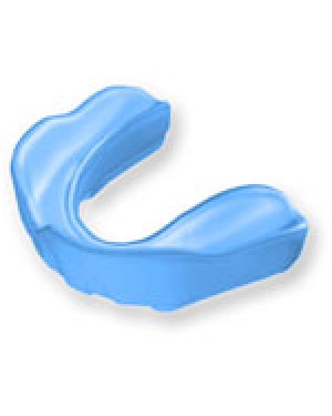 4mm Soft Square Mouthguard Blank - Sky Blue