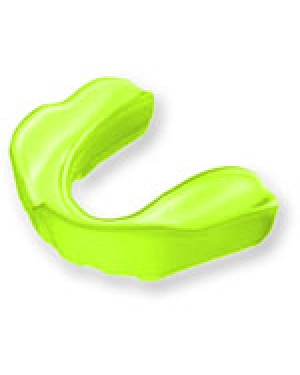 4mm Soft Square Mouthguard Blank - Fluorescent Green