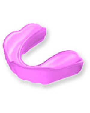 4mm Soft Square Mouthguard Blank - Fluorescent Pink