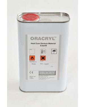 1ltr Oracryl Heat Cure Acrylic Liquid