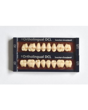 1 x 8 SR Ortholingual DCL - Lower Posterior - Mould LL3, Shade A1