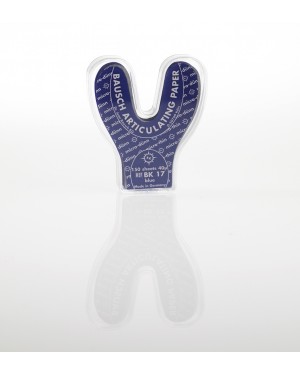 Bausch BK17 60µ Horseshoe - Blue - Articulating Paper