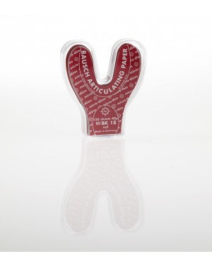 Bausch BK18 60µ Horseshoe - Red - Articulating Paper