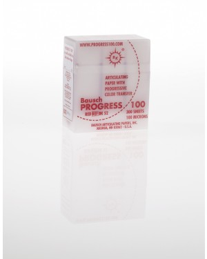 Bausch BK52 Progress 100 - Red (300 Strips) - Articulating Paper