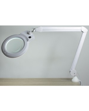 Chameleon 7" LED Magnifier Lamp / Light - White