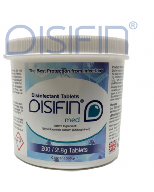 Disifin Disinfectant Tablets - Pack of 200