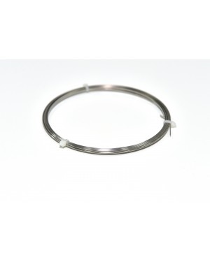 No.7 Hard Stainless Steel Half Round Wire - 30g
