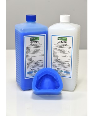 2 x 1kg Gemini 2-Part Duplicating Silicone Gel