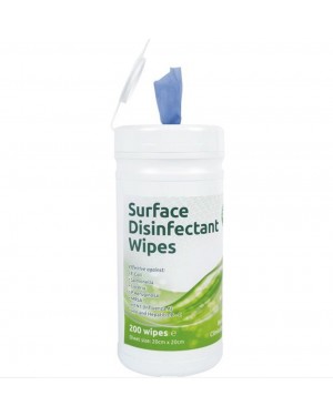 Surface Antibacterial Disinfectant Dispensable Wipes - Pack of 200