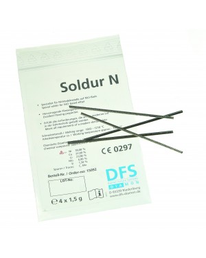 4x1.5gm 'Soldur N' - Non-Precious (NiCr) Solder