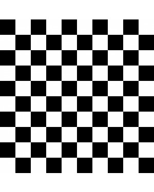 4mm Custom Square Mouthguard Blank - Chequered Flag
