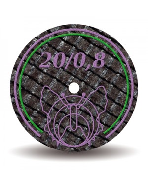 0.8mm x 20mm Bracon Reinforced Cut Off Discs for ZIRCONIA  - EACH