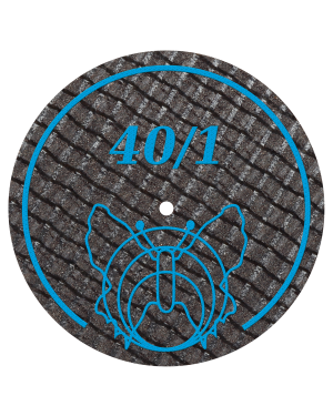 1mm x 40mm Bracon Reinforced Cut Off Discs for CoCr - Pack of 20
