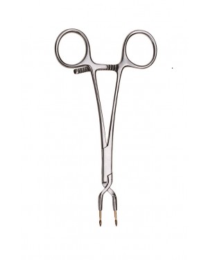 Diamond Tipped Crown Forceps - Straight