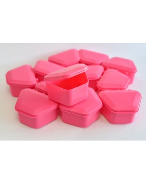 Pink Denture Boxes - Pk 12