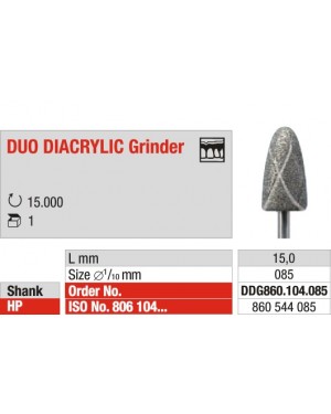15mm Duo Diacrylic Grinder
