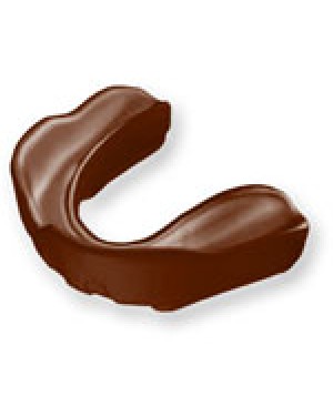 4mm Soft Square Mouthguard Blank - Brown