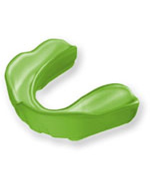 4mm Soft Square Mouthguard Blank - Green