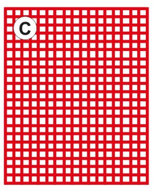 Yeti Wax Retention Mesh - 7.5 x 6.5cm (Pk 20)