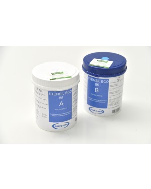 2 x 1.5kg Stensil Eco 85 Duo Lab Putty - 2 part, base & catalyst - Blue