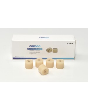 Cameo Pressable LT Dental Glass Ceramics - Shade B1 - Pack of 5 Ingots