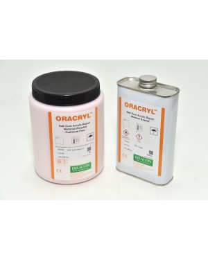 1kg + 500ml Oracryl Cold Cure Acrylic Kit, Shaded To Match Oracryl Hi Impact Acrylic